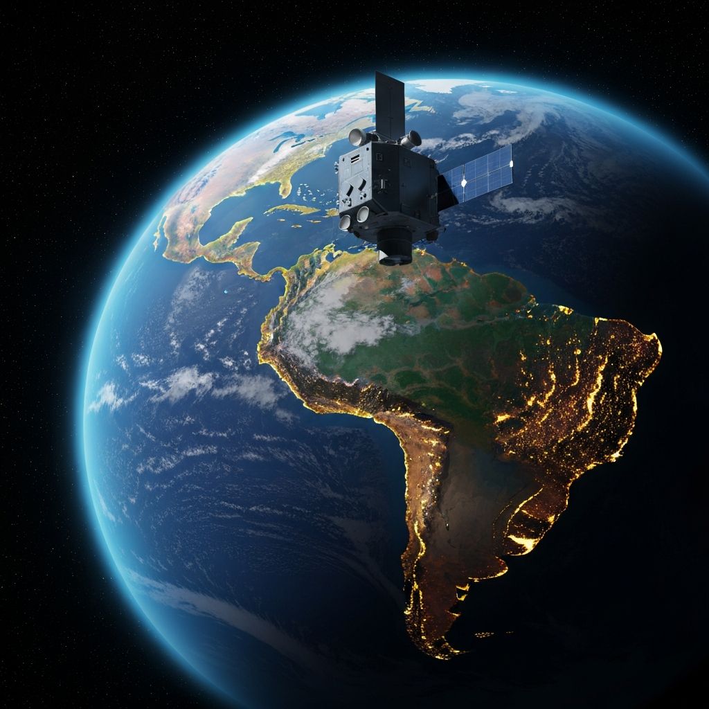 Análisis de visión por computadora sobre imagen satelital